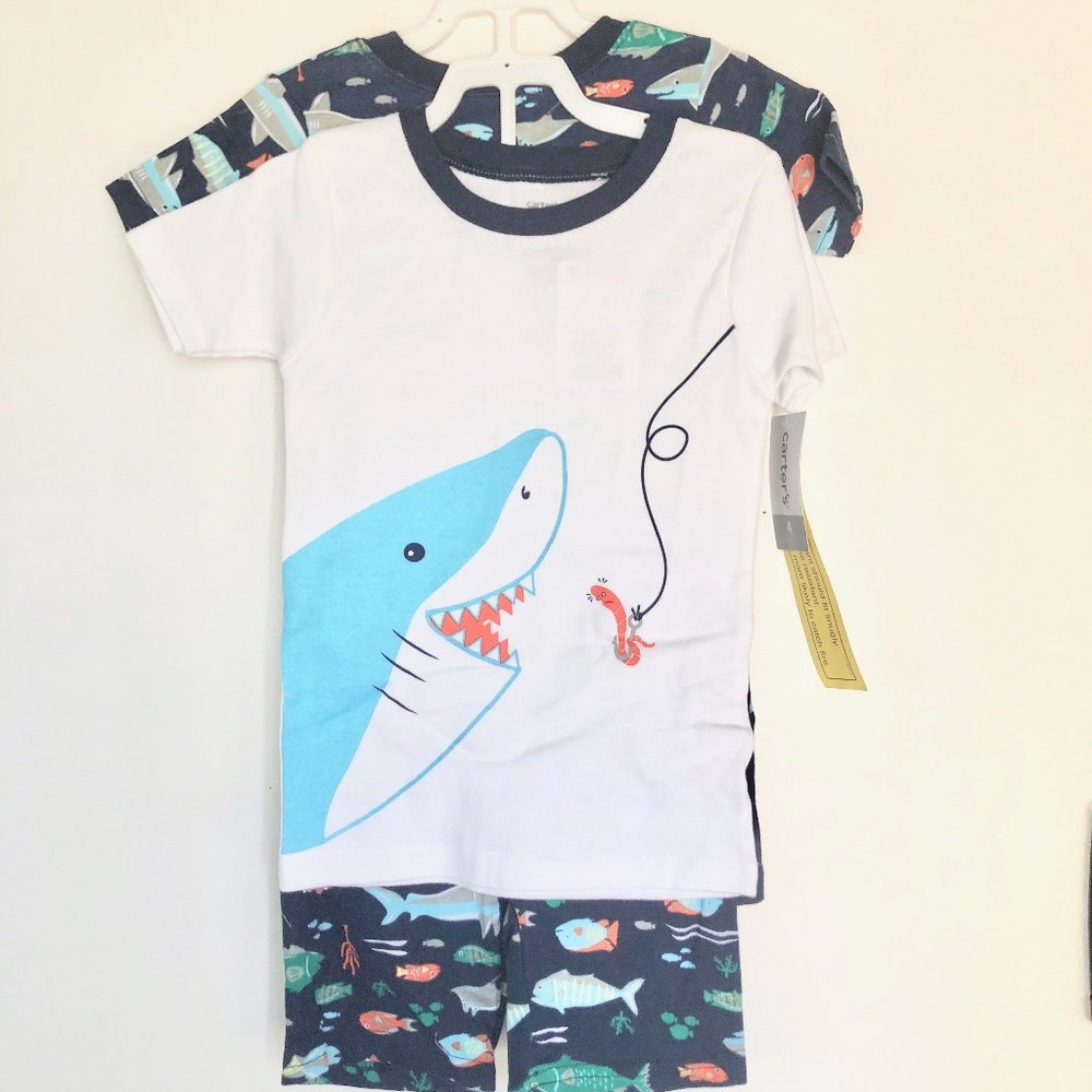 NWT Carter's Kids Set 4, Kids Matching Set, Shark
